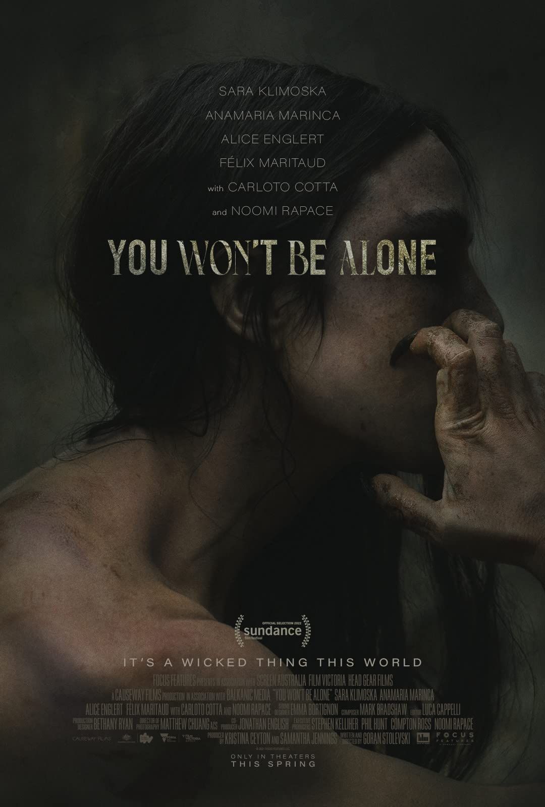 poster of You Wont Be Alone (2022) Telugu [Voice Over] Dubbed WEBRip